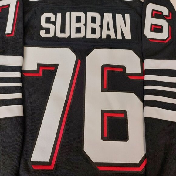 Adidas Size 50 Authentic New Jersey Devils P.K. Subban Alternate Third NN Jersey - Picture 8 of 11